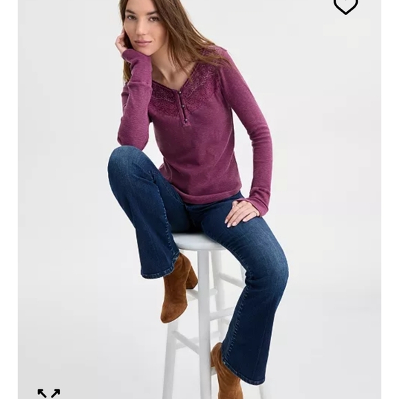 NWY Lucky Brand Stevie High-Rise Flare Advanced Stretch Jeans Size 2 / 26 - Picture 5 of 16